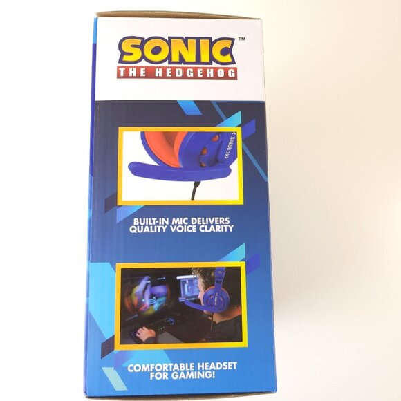 Sakar Sonic The Hedgehog Gaming Headset with Communication Mic Comfortable Sega - Picture 7 of 9